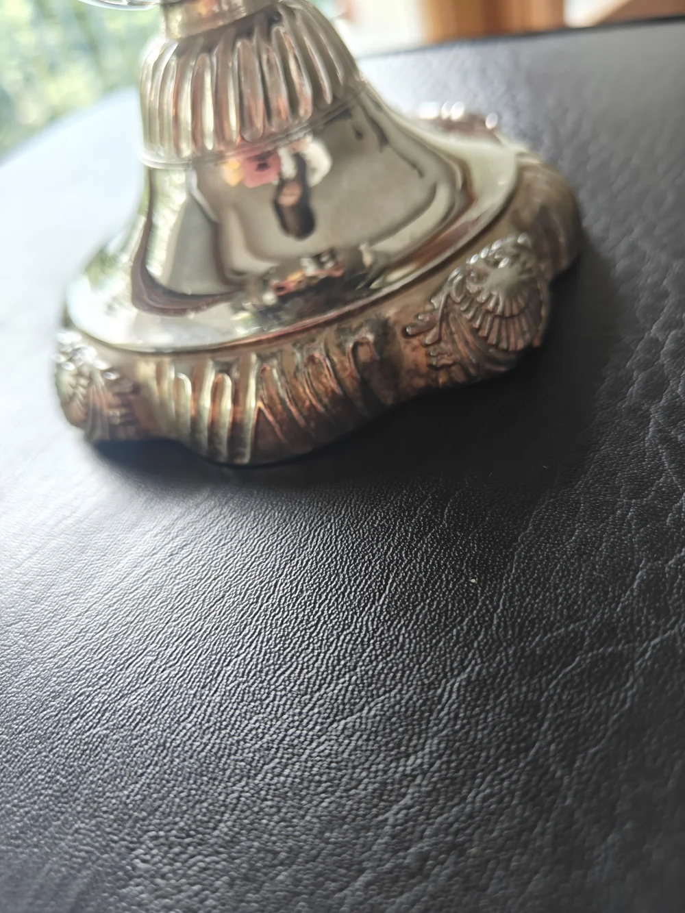 International Silver Company Silver Fluted Vase